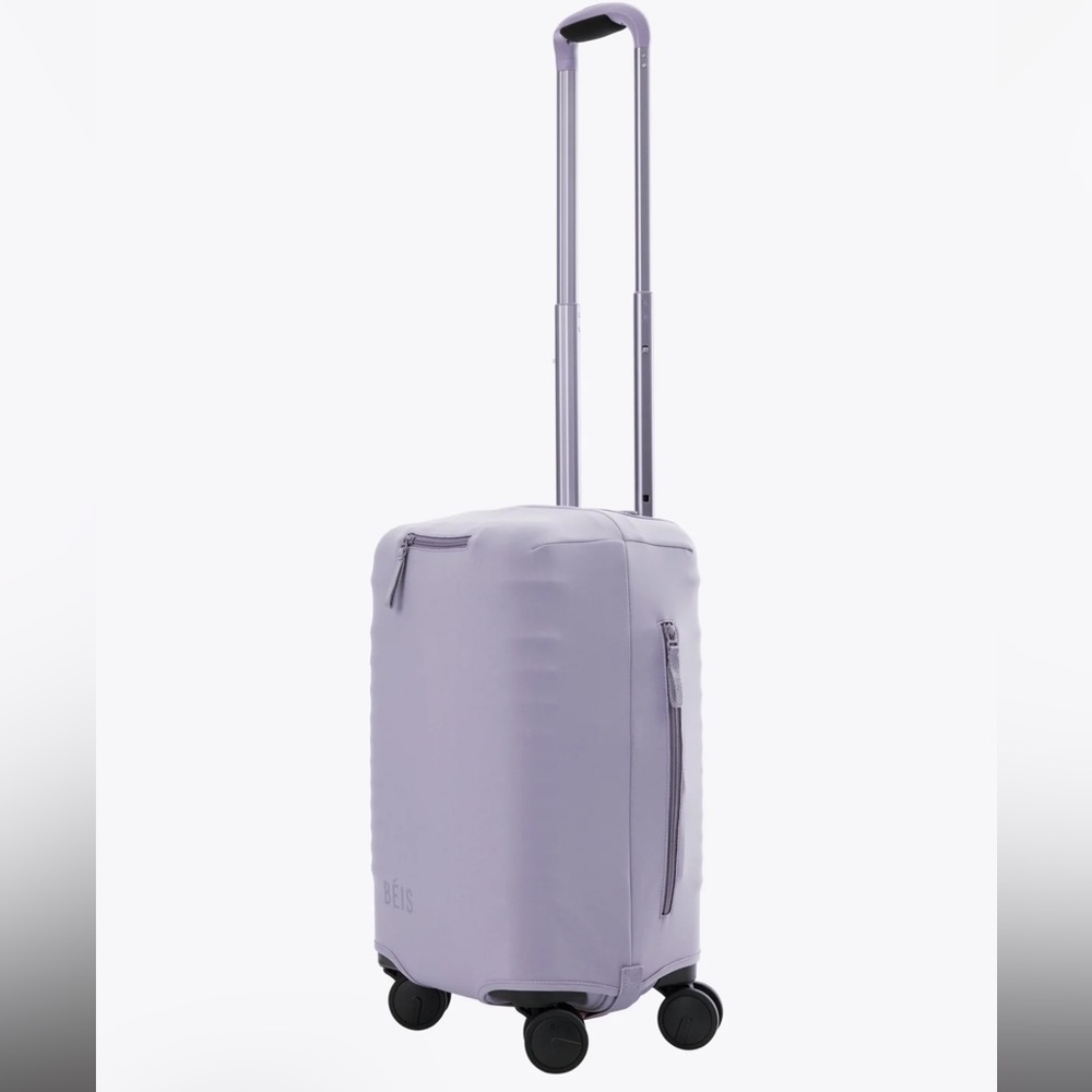 NWT BEIS The Carry On Lavender Luggage Cover - Picture 3 of 16